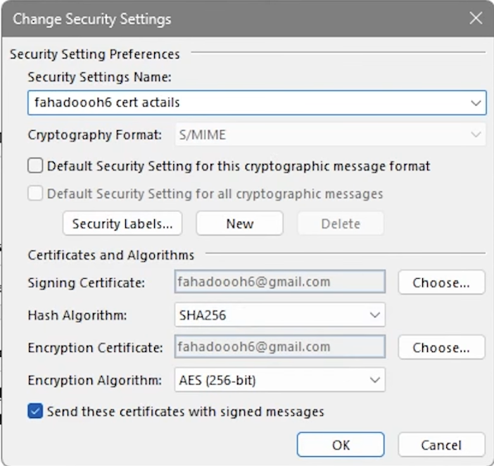 إعدادات الأوتلوك للمبتدئين